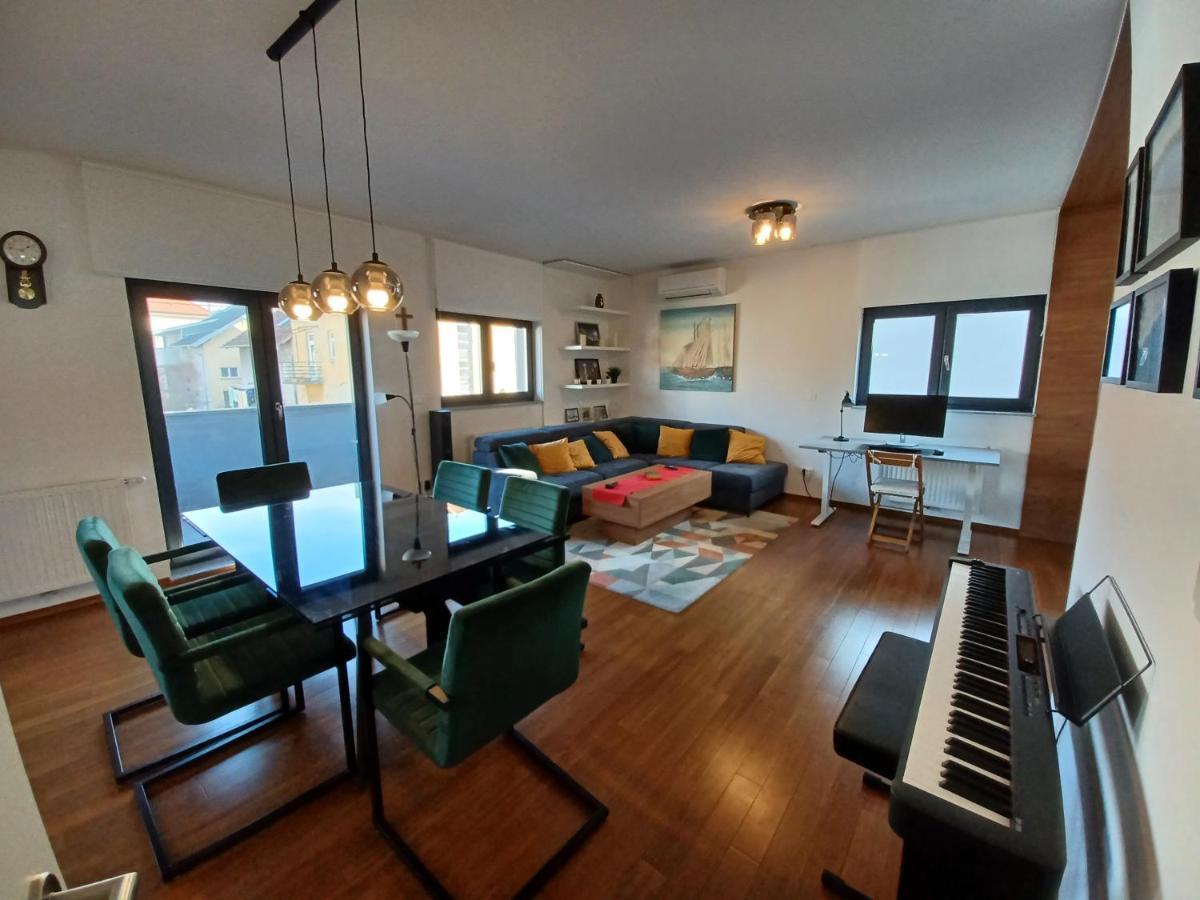 Modern 4-Star Luxury Apt - Wfh Ready, Free Parking Zagabria Esterno foto